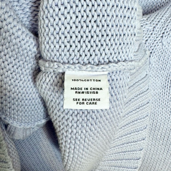 525 America Ribbed V-Neck Cropped Cardigan - Picture 8 of 9